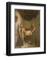 Scene in the Jewish Quarter of Contantine, 1851-Theodore Chasseriau-Framed Giclee Print