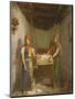 Scene in the Jewish Quarter of Contantine, 1851-Theodore Chasseriau-Mounted Giclee Print