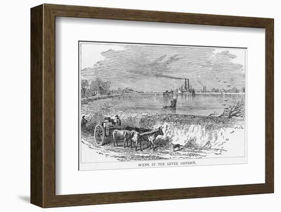 Scene in the Levee District, New Orleans-null-Framed Photographic Print