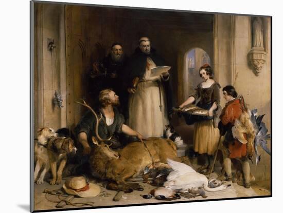 Scene in the Olden Time at Bolton Abbey, C.1834-Edwin Henry Landseer-Mounted Giclee Print