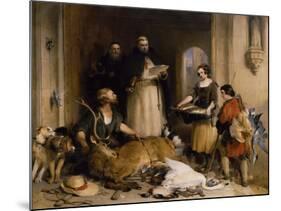 Scene in the Olden Time at Bolton Abbey, C.1834-Edwin Henry Landseer-Mounted Giclee Print