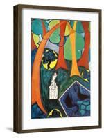 Scene in the Park of Sceaux-Andre Fougeron-Framed Art Print