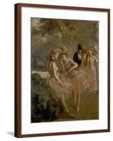 Scene in the Wings of a Theatre, C. 1870 - 1900-Jean Louis Forain-Framed Giclee Print