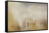 Scene in Venice-J. M. W. Turner-Framed Stretched Canvas