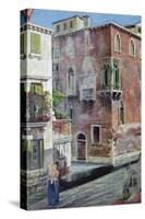 Scene in Venice-Sir Caspar Purdon Clarke-Stretched Canvas