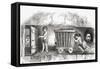 Scene Inside an English Coal Mine, Early 19th Century-null-Framed Stretched Canvas