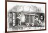 Scene Inside an English Coal Mine, Early 19th Century-null-Framed Giclee Print