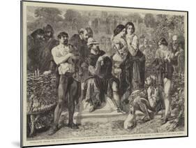 Scene, Lawn before the Duke's Palace; Orlando About to Engage with Charles, the Duke's Wrestler-Edmond Morin-Mounted Giclee Print