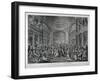 Scene of a Masquerade at the Pantheon, Oxford Street, Westminster, London, 1773-Charles White-Framed Giclee Print