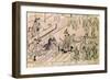 Scene of a Sacred Dance-Hishigawa Moronobu-Framed Giclee Print