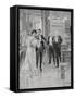 Scene of Act I of the Play the Strongest-Giuseppe Giacosa-Framed Stretched Canvas