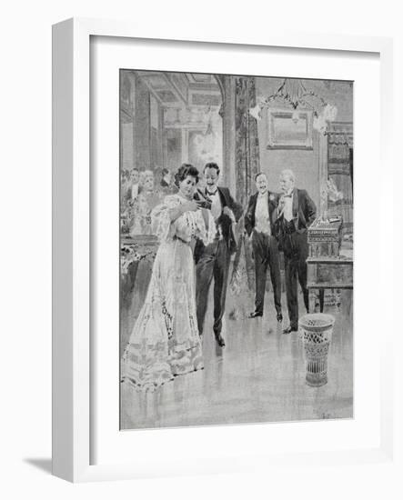 Scene of Act I of the Play the Strongest-Giuseppe Giacosa-Framed Giclee Print