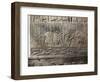 Scene of Agricultural Work and Swimmers in River, Relief from Royal Palaces of Nineveh-null-Framed Giclee Print