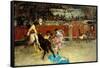 Scene of Bullfight-Fortuny y Marsal Mariano-Framed Stretched Canvas