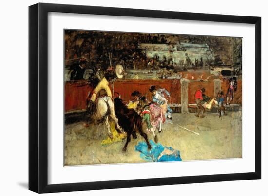 Scene of Bullfight-Fortuny y Marsal Mariano-Framed Giclee Print