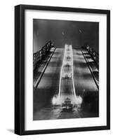 Scene of Car Going up a Hill-null-Framed Photographic Print