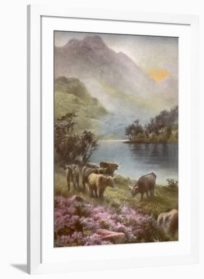 Scene of Countryside in Scotland-null-Framed Giclee Print