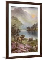 Scene of Countryside in Scotland-null-Framed Giclee Print