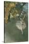 Scene of Dance or l'etoile-Edgar Degas-Stretched Canvas