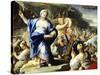 Scene of Dancing and Singing, from Song of Miriam-Luca Giordano-Stretched Canvas