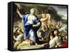 Scene of Dancing and Singing, from Song of Miriam-Luca Giordano-Framed Stretched Canvas