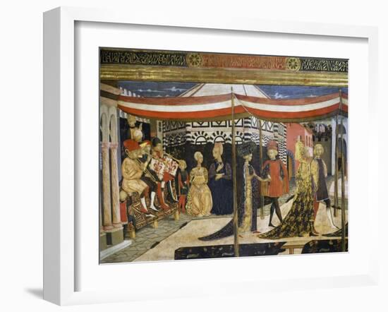 Scene of Dancing-Giovanni Di Ser Giovanni-Framed Giclee Print