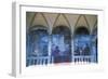 Scene of Everyday Life, Detail from Frescoes in One of Rooms of Palazzo Geremia-null-Framed Giclee Print