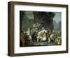 Scene of Everyday Life in Mergellina-null-Framed Giclee Print