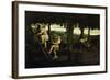 Scene of Grape Harvest-Paris Bordone-Framed Giclee Print