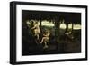 Scene of Grape Harvest-Paris Bordone-Framed Giclee Print