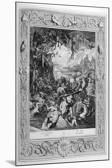 Scene of Hell, 1733-Bernard Picart-Mounted Giclee Print