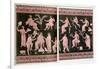 Scene of Initiation into the Eleusinian Mysteries, after Greek Antique Vases-Gallo Gallina-Framed Giclee Print