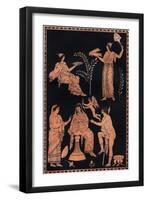 Scene of Initiation into the Eleusinian Mysteries-Stefano Bianchetti-Framed Premium Giclee Print