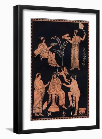 Scene of Initiation into the Eleusinian Mysteries-Stefano Bianchetti-Framed Premium Giclee Print