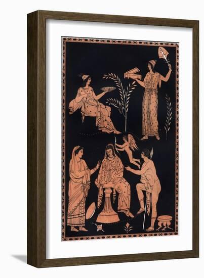 Scene of Initiation into the Eleusinian Mysteries-Stefano Bianchetti-Framed Giclee Print