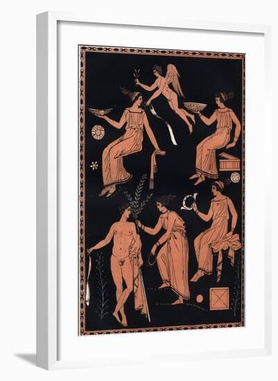 Scene of Initiation into the Eleusinian Mysteries-Stefano Bianchetti-Framed Giclee Print