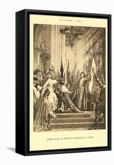 Scene of Jeanne d'Arc at the Pantheon, Paris-null-Framed Stretched Canvas