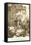 Scene of Jeanne d'Arc in Battle-null-Framed Stretched Canvas