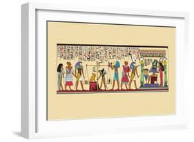 Scene of Judgment in the Hall of Two Truths-J. Gardner Wilkinson-Framed Art Print