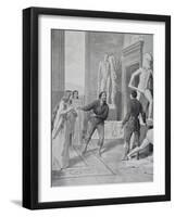 Scene of Leonardo's Story, from Dead City-Gabriele D'Annunzio-Framed Giclee Print