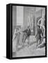 Scene of Leonardo's Story, from Dead City-Gabriele D'Annunzio-Framed Stretched Canvas