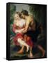 Scene of Love Or, the Gallant Conversation-Peter Paul Rubens-Framed Stretched Canvas