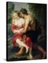 Scene of Love Or, the Gallant Conversation-Peter Paul Rubens-Stretched Canvas