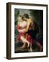 Scene of Love Or, the Gallant Conversation-Peter Paul Rubens-Framed Giclee Print