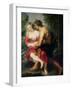 Scene of Love Or, the Gallant Conversation-Peter Paul Rubens-Framed Giclee Print