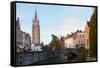 Scene of Old Town, Bruges-neirfy-Framed Stretched Canvas