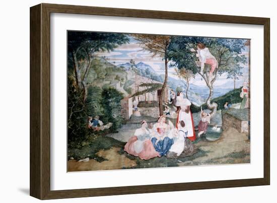 Scene of Rural Life-Franz Theobald Horny-Framed Giclee Print
