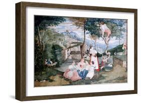 Scene of Rural Life-Franz Theobald Horny-Framed Giclee Print