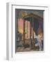 Scene of Schubert's Serenade-Walter Puttner-Framed Art Print