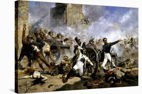 Scene of the 2nd of May in Madrid, 1884. JOAQUIN SOROLLA Y BASTIDA-Joaquin Sorolla-Stretched Canvas